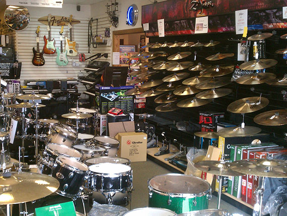 Drums and Cymbals in our Altoona Store
